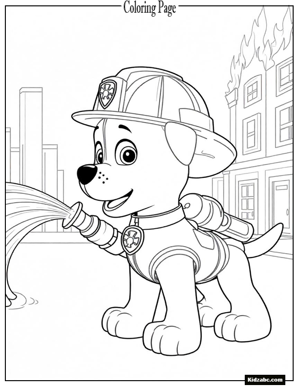 Paw Patrol Coloring Pages 