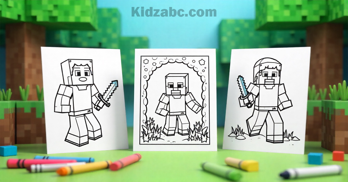 Minecraft Coloring Pages