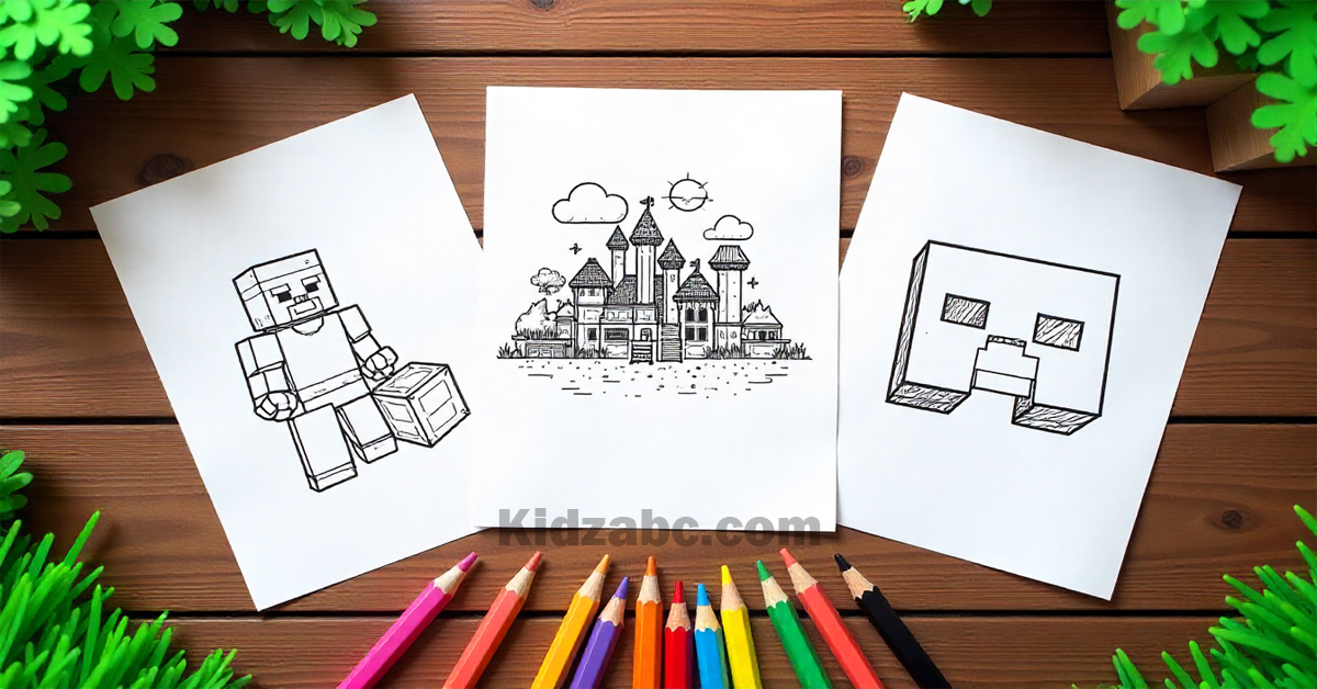 Minecraft Coloring Pages