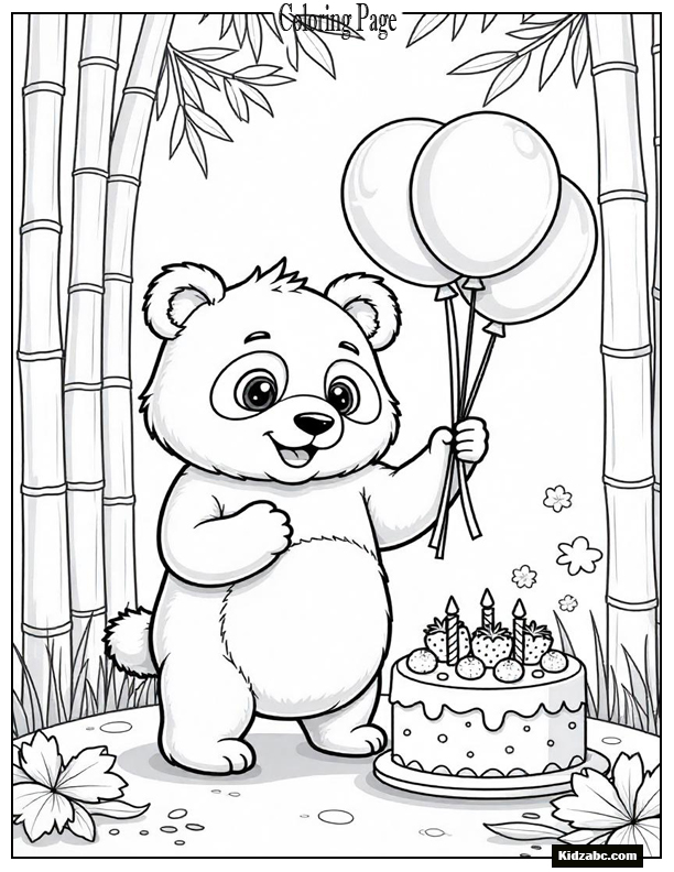 Birthday Coloring Pages