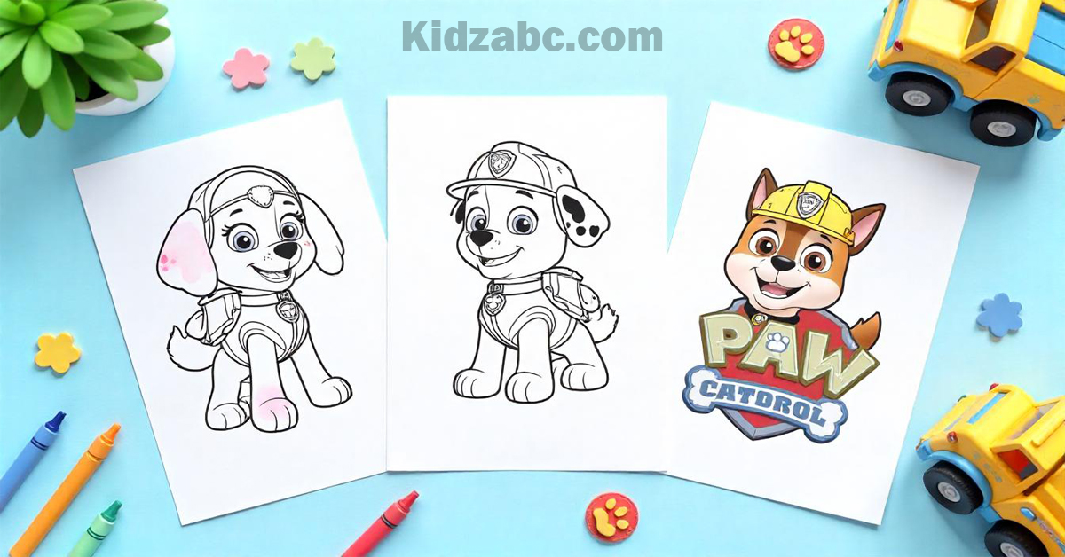 Paw Patrol Coloring Pages