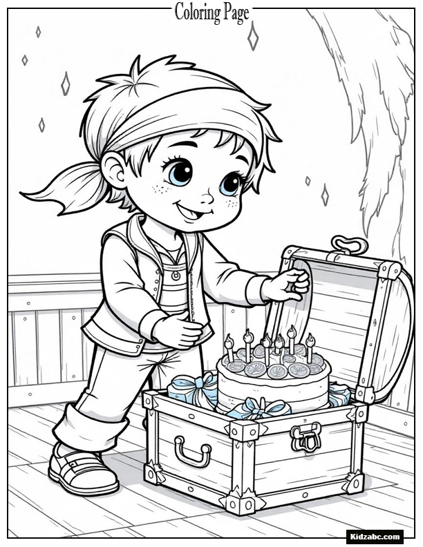 Birthday Coloring Pages