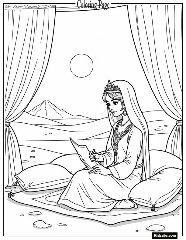 Princess Peach writing letter to Mario
