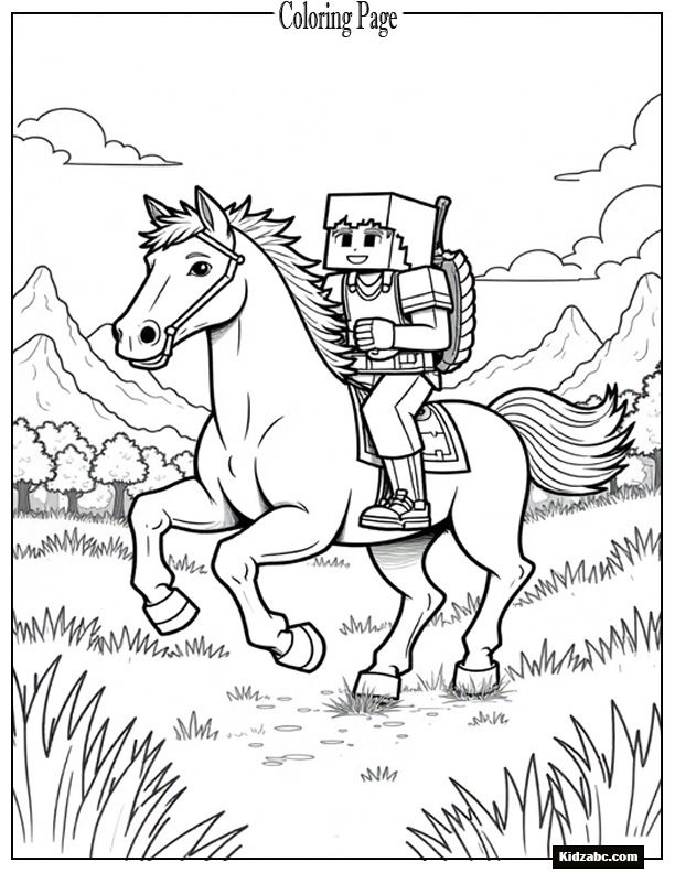 Minecraft Coloring Pages