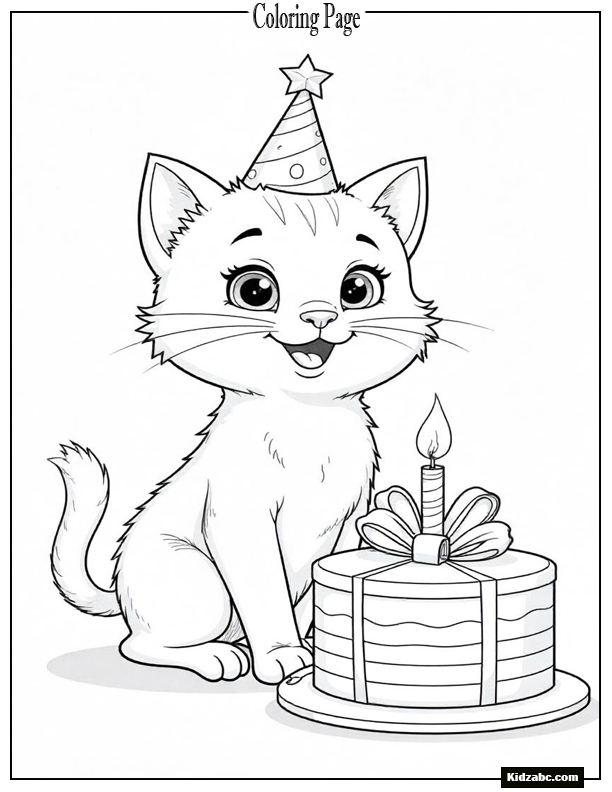 Birthday Coloring Pages