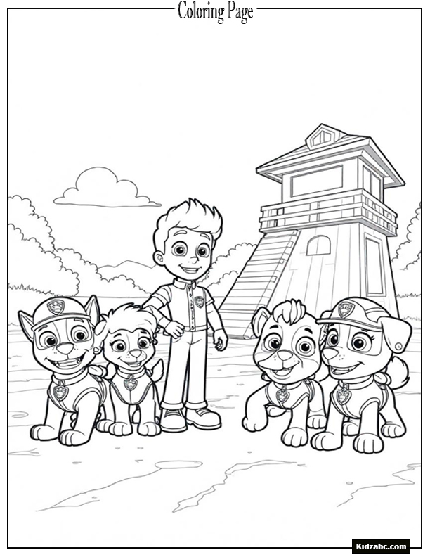 Paw Patrol Coloring Pages 