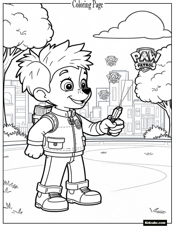 Paw Patrol Coloring Pages 