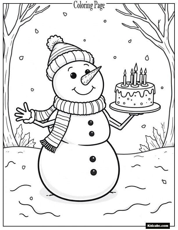 Birthday Coloring Pages