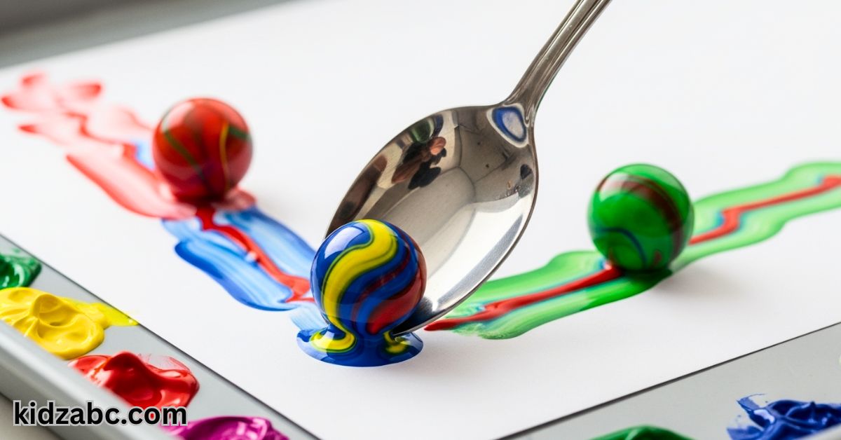 Marble Painting For Your Kids