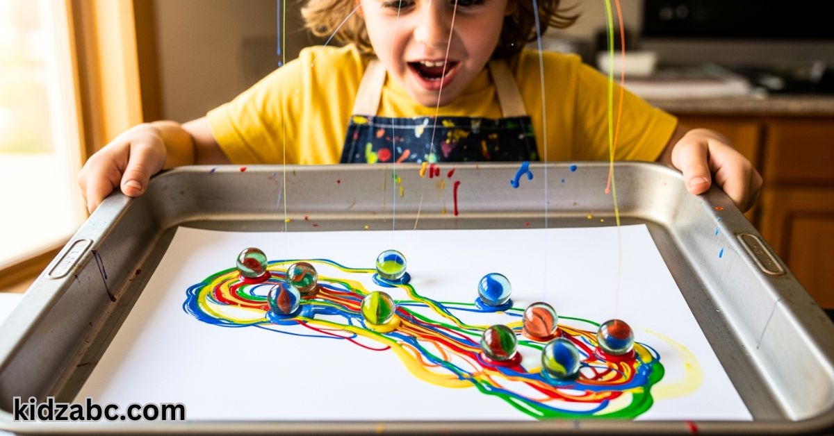 Marble Painting For Your Kids