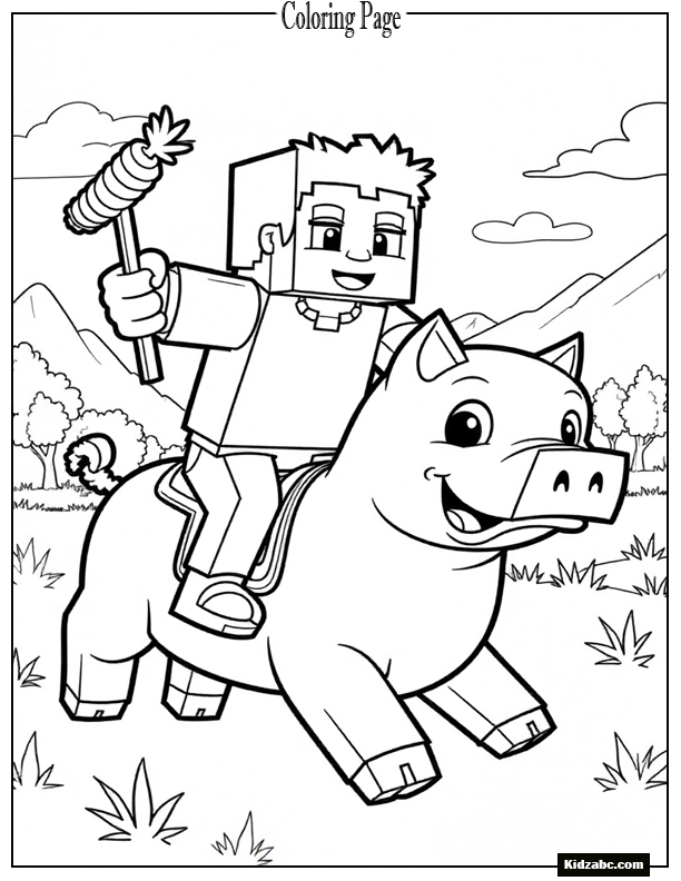 Minecraft Coloring Pages
