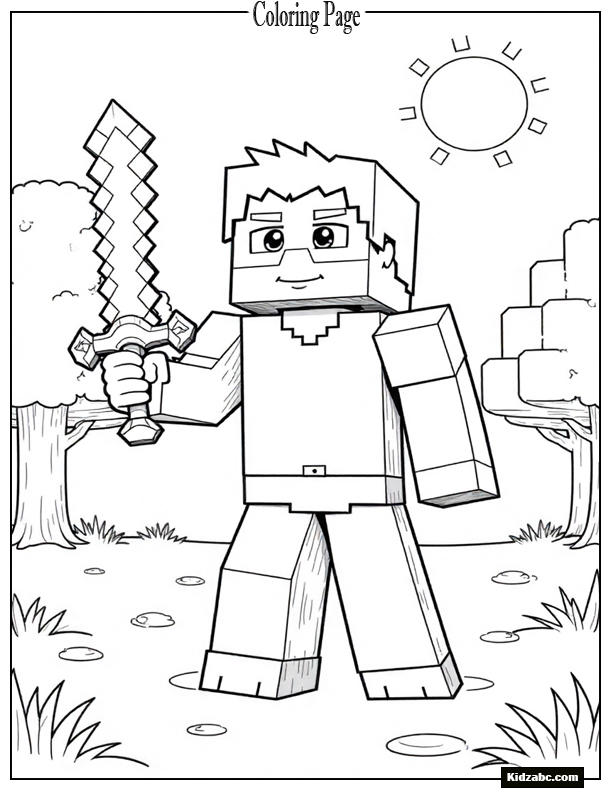 Minecraft Coloring Pages