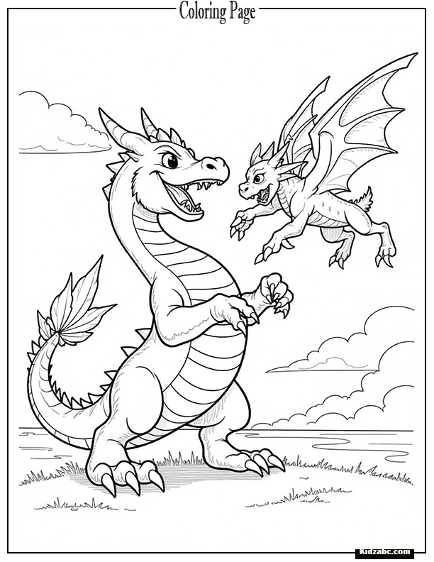 Stormfly and Hookfang playing tag in the air