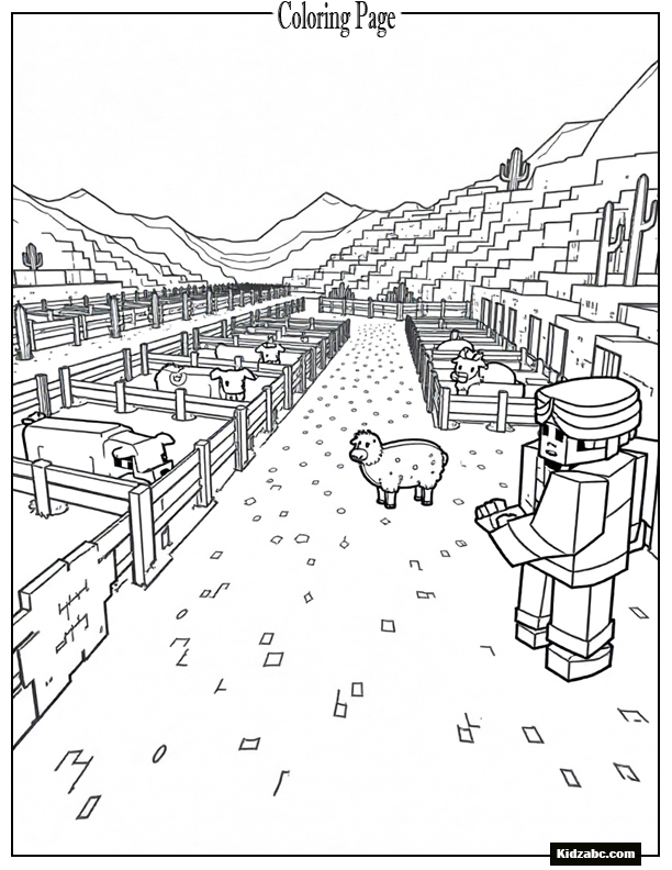 Minecraft Coloring Pages
