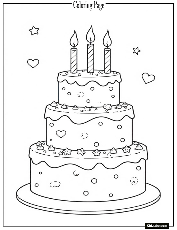 Birthday Coloring Pages
