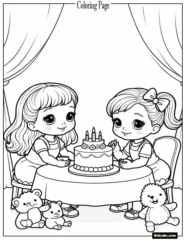 Birthday Coloring Pages