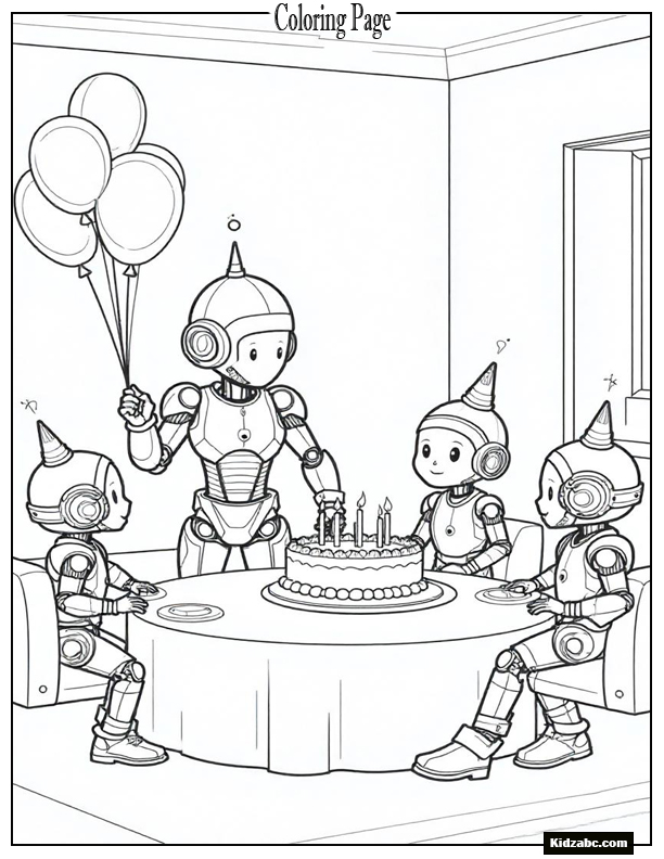 Birthday Coloring Pages