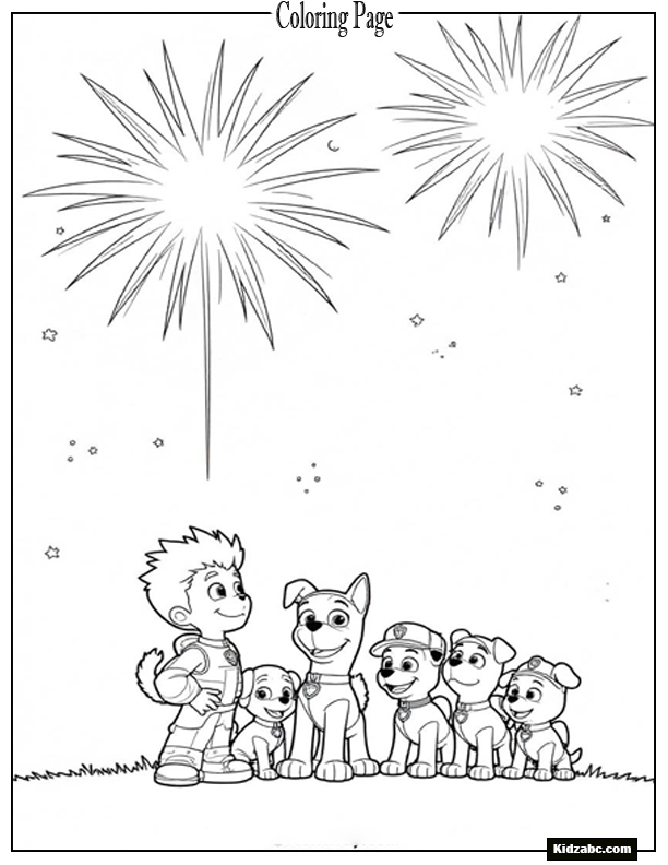Paw Patrol Coloring Pages 
