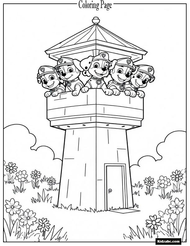 Paw Patrol Coloring Pages 