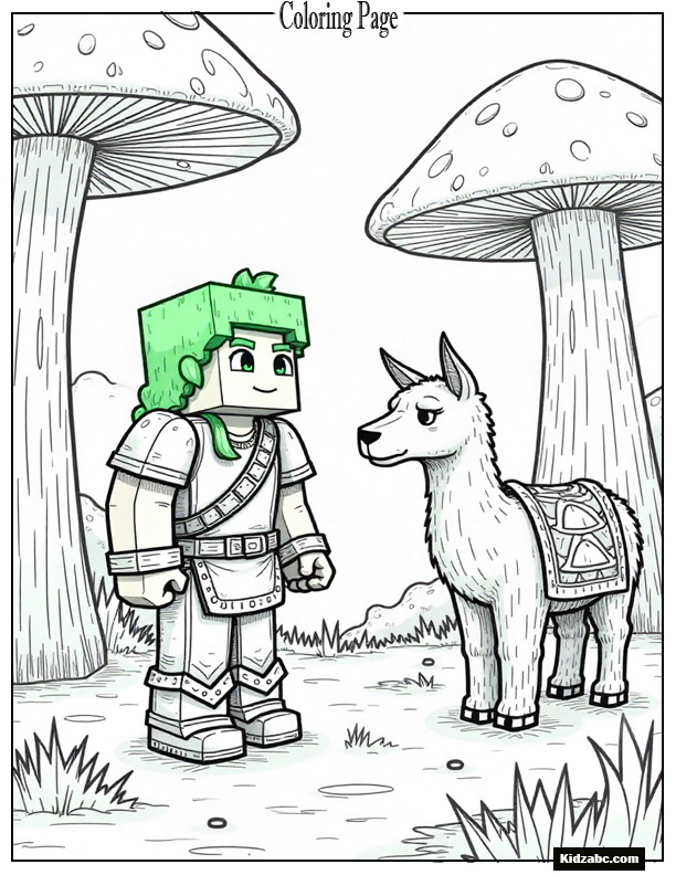 Minecraft Coloring Pages