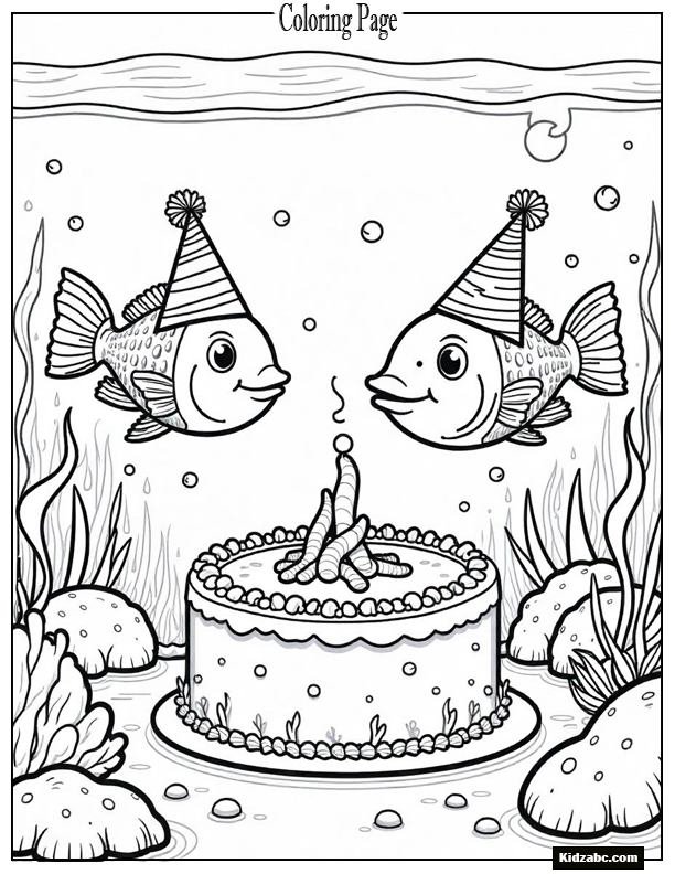 Birthday Coloring Pages