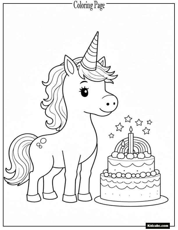 Birthday Coloring Pages
