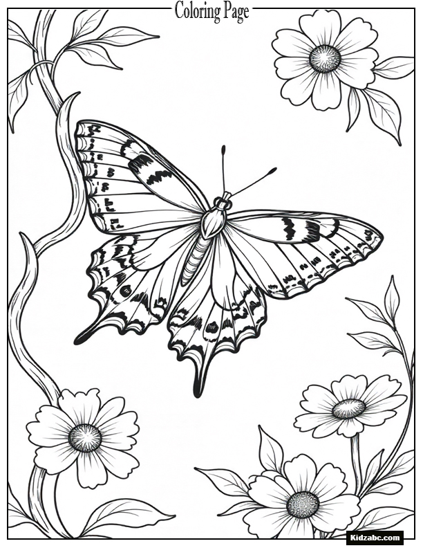 Butterfly Coloring Pages