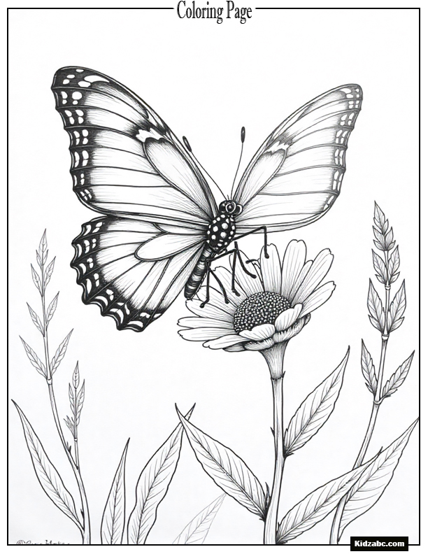 Butterfly Coloring Pages