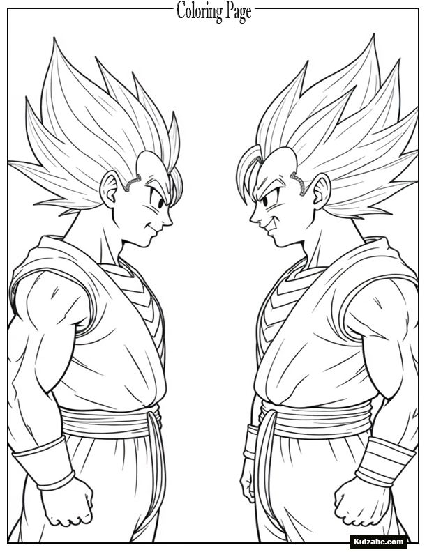 Dragon Ball Z Goku Coloring Pages 