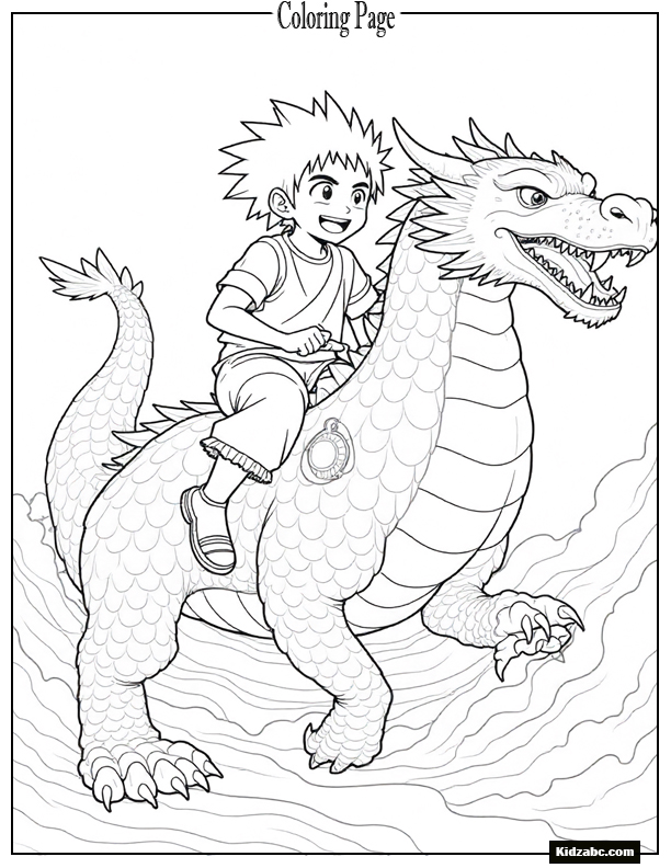 Dragon Ball Z Goku Coloring Pages 