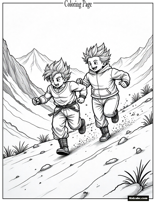 Dragon Ball Z Goku Coloring Pages 