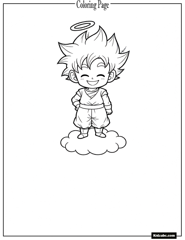 Dragon Ball Z Goku Coloring Pages 