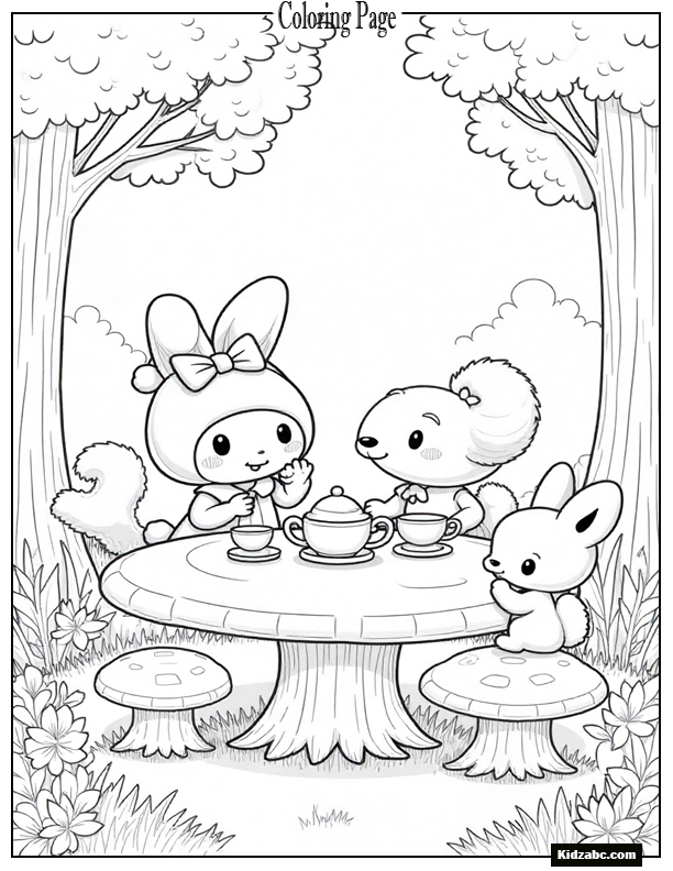 Sanrio Coloring Pages