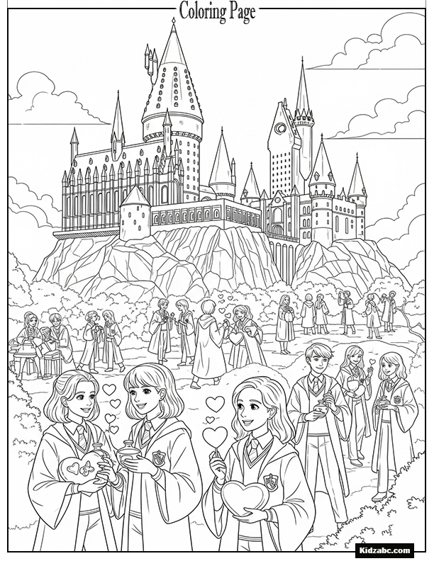 Valentine’s Day at Hogwarts with love potions
