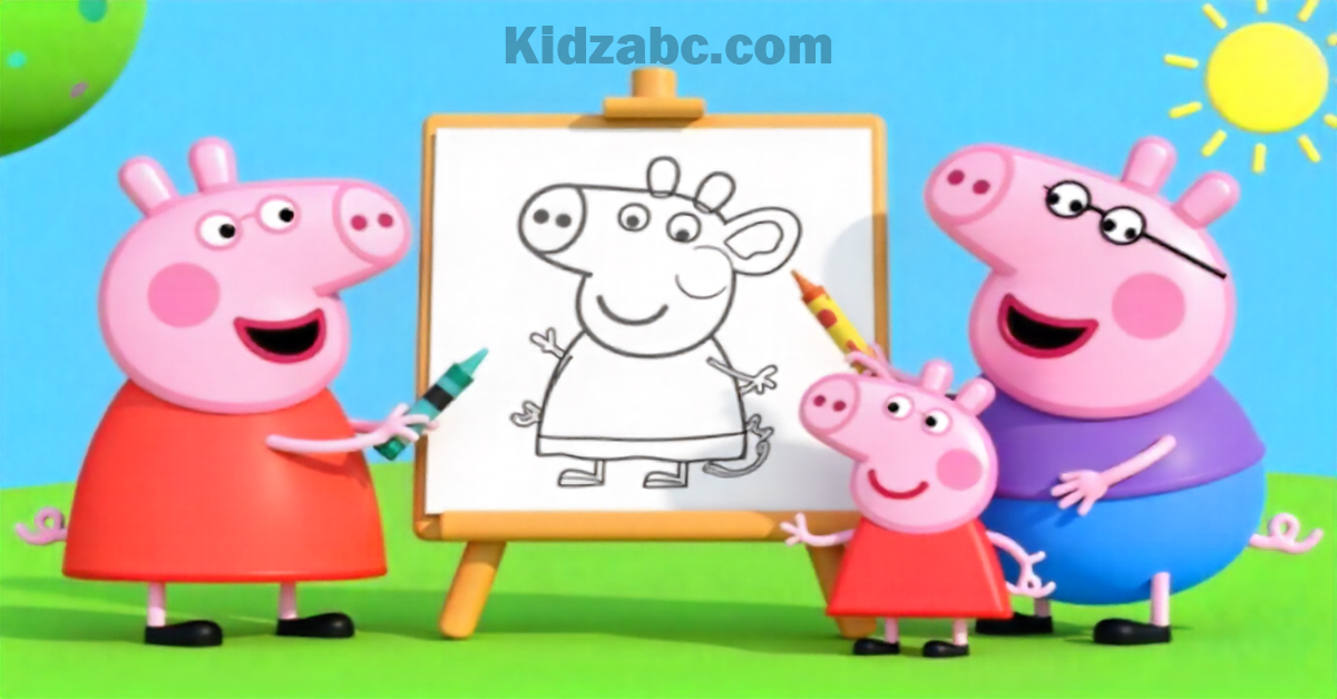 peppa pig coloring pages