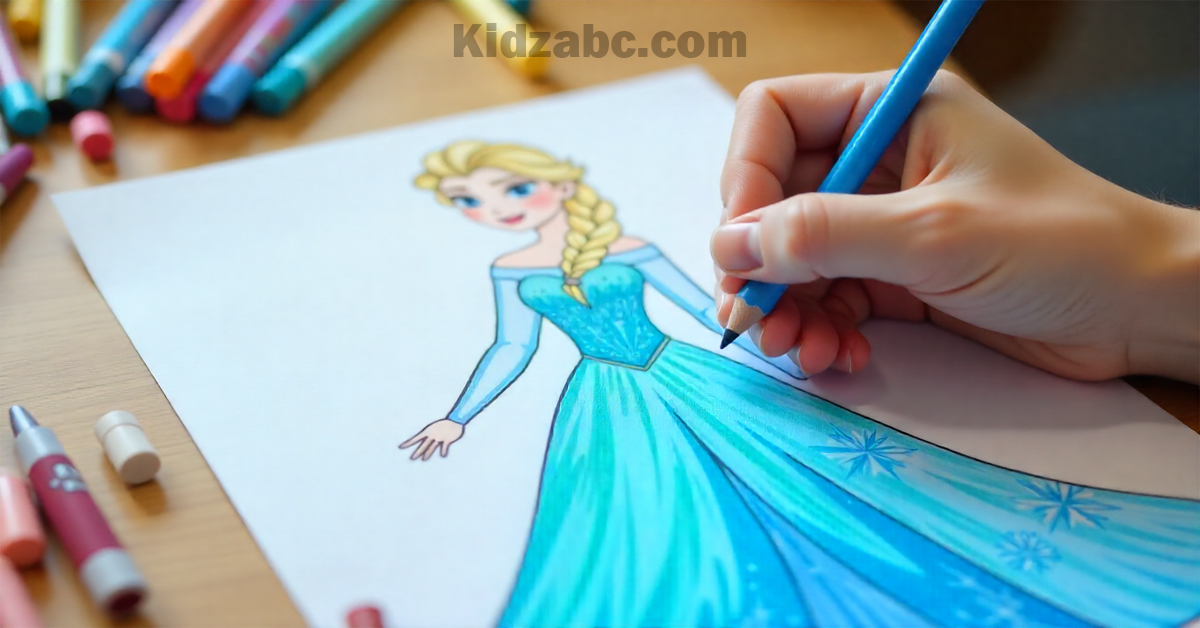 Elsa Coloring Sheet