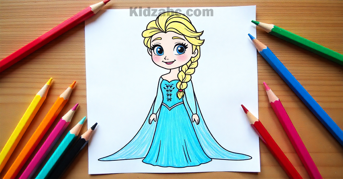 Elsa Coloring Sheet
