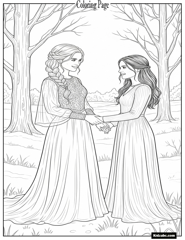 Elsa Coloring Sheet