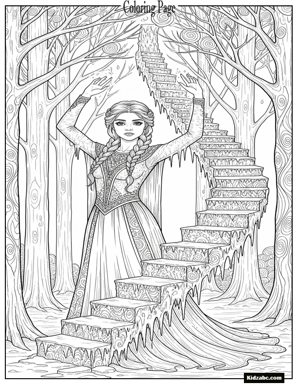 Elsa Coloring Sheet