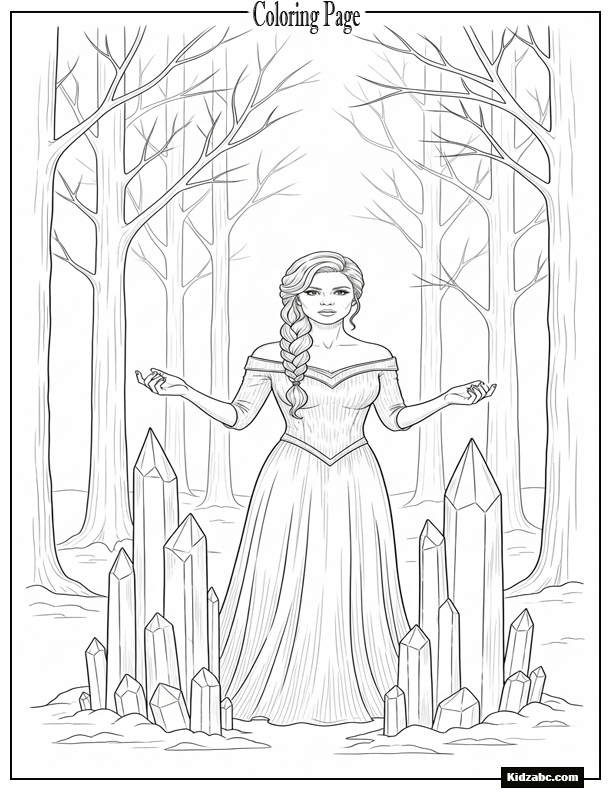 Elsa Coloring Sheet