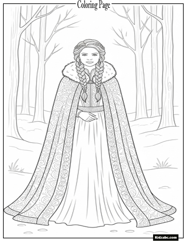 Elsa Coloring Sheet