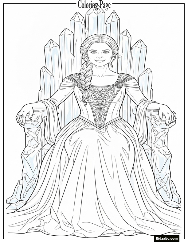 Elsa Coloring Sheet