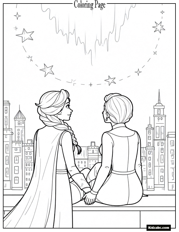 Elsa Coloring Sheet