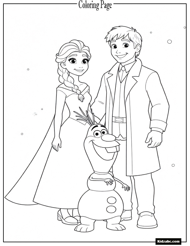 Elsa Coloring Sheet