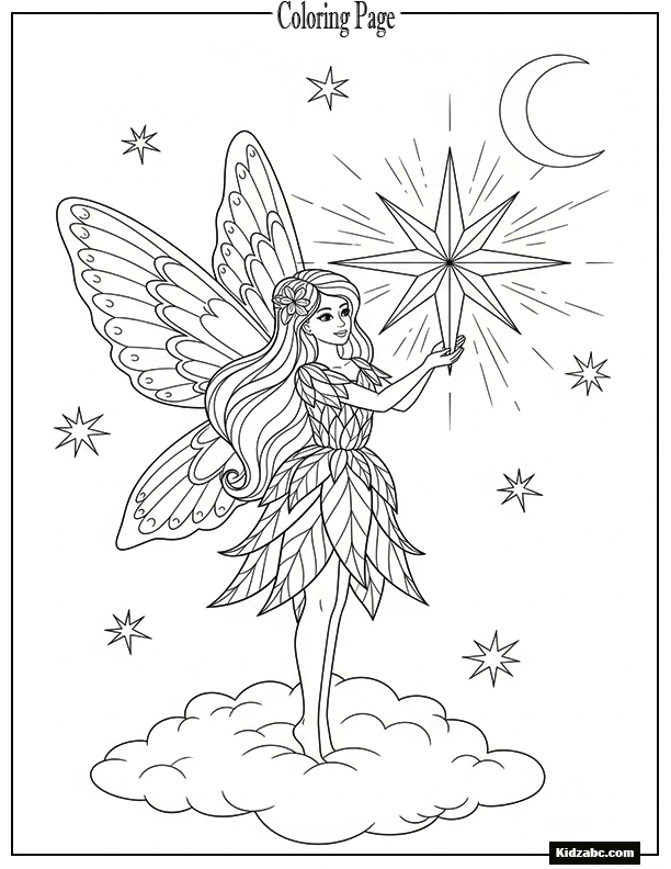 Fairy holding a star