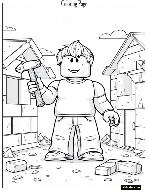 Roblox Coloring Pages