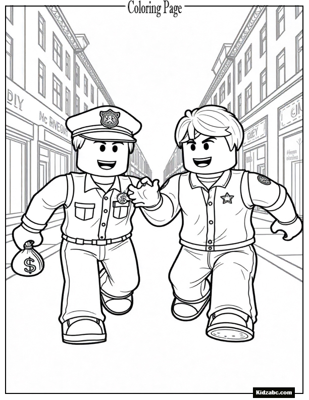Roblox Coloring Pages