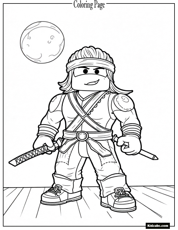 Roblox Coloring Pages