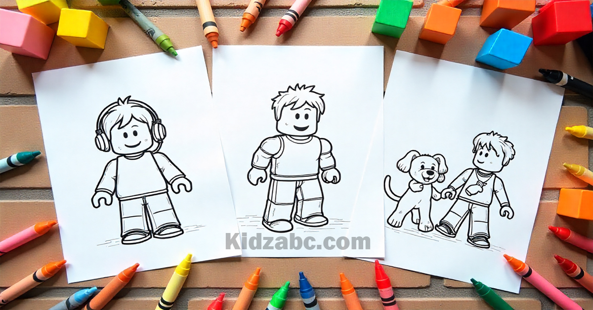 Roblox Coloring Pages