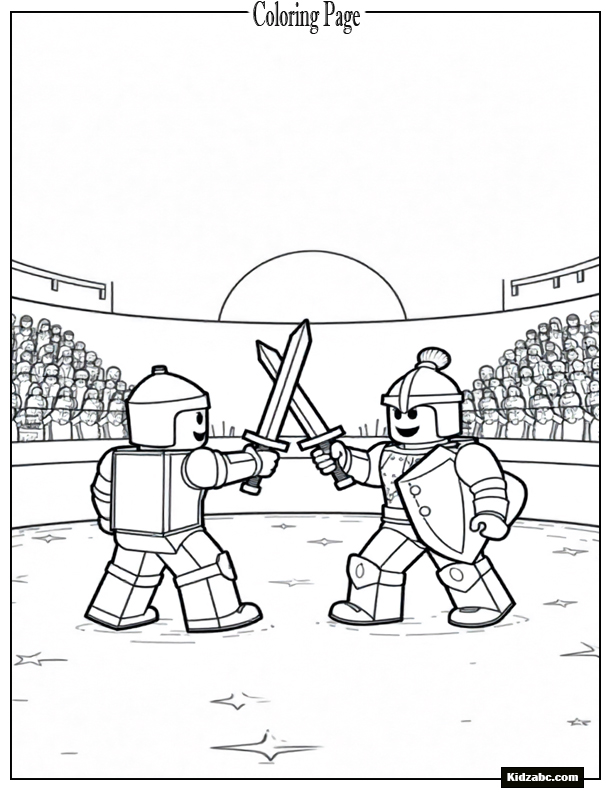 Roblox Coloring Pages